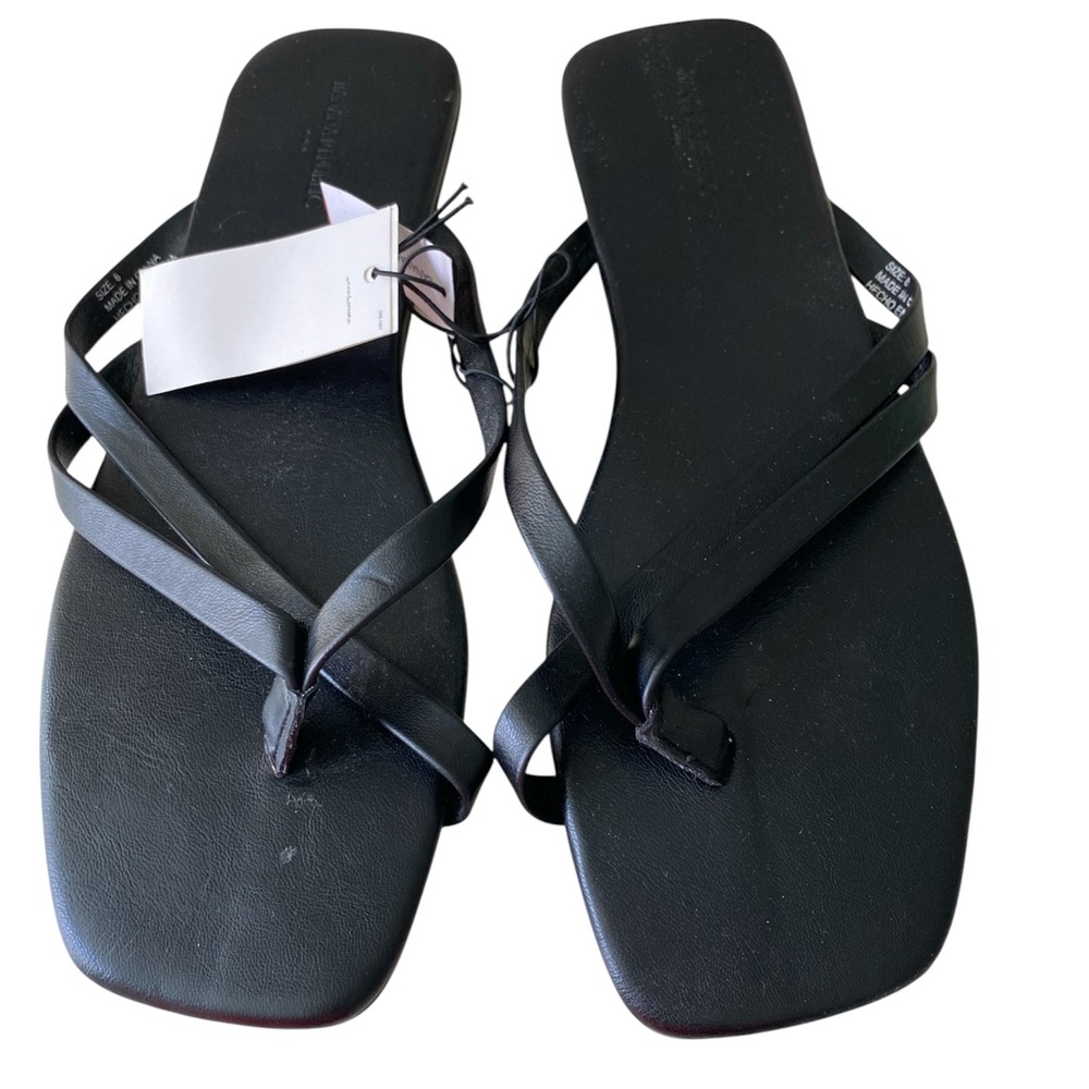 NWT Banana Republic Black Strappy Sandals